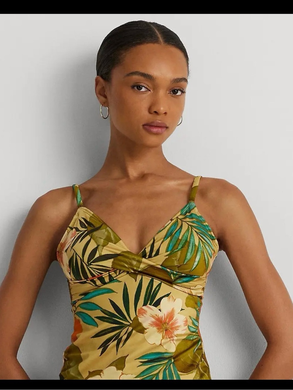 NWT Lauren Ralph Lauren
Women's Printed Surplice Tankini Top size 12 - Picture 5 of 5